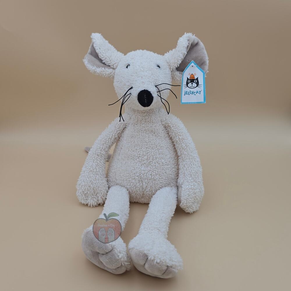 Jellycat Slackajack Mouse Small - AUTHENTIC - NEW WITH TAGS